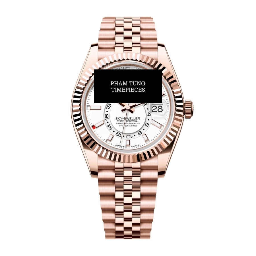 Sky-D White Dial